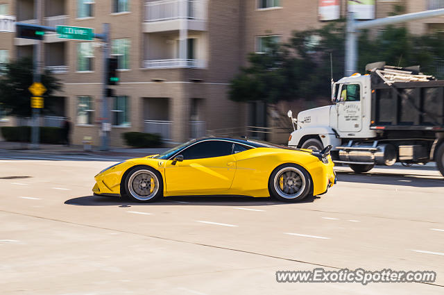 Ferrari 458 Italia spotted in Dallas, Texas