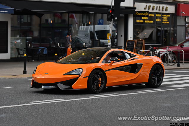 Mclaren 570S spotted in Warsaw, Poland