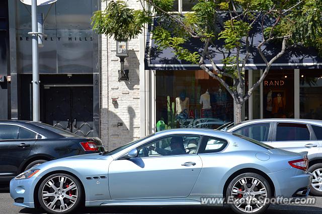 Maserati GranTurismo spotted in Beverly Hills, California