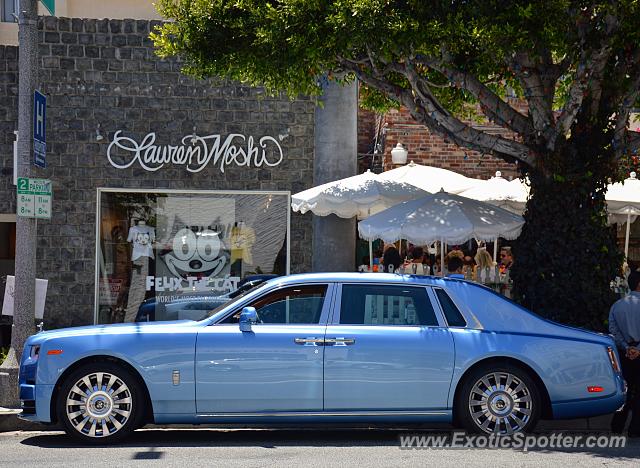 Rolls-Royce Phantom spotted in West Hollywood, California