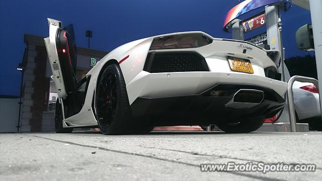 Lamborghini Aventador spotted in Hewlett, New York