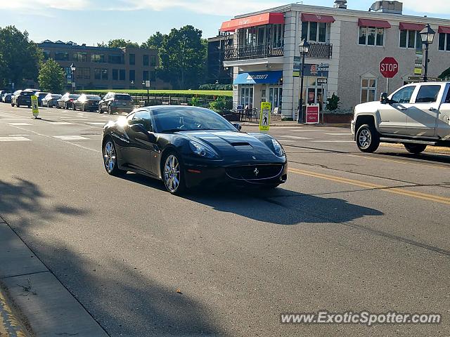 Ferrari California spotted in Wayzata, Minnesota