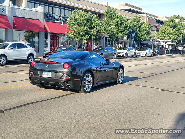 Ferrari California spotted in Wayzata, Minnesota