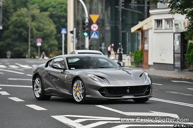 Ferrari 812 Superfast spotted in Warsaw, Poland