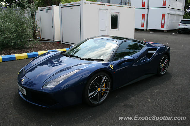 Ferrari 488 GTB spotted in Le mans, France