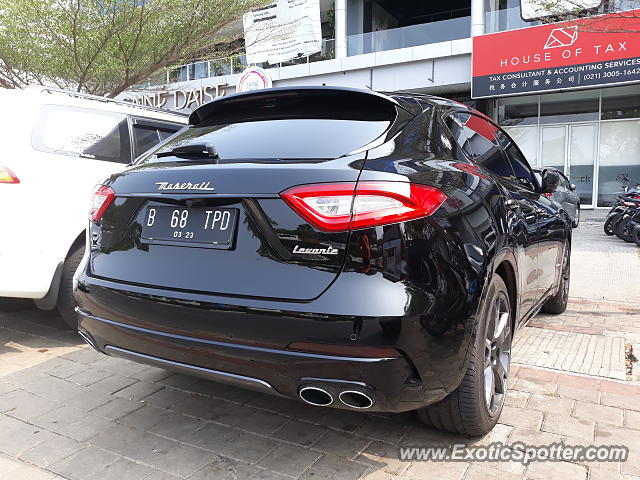 Maserati Levante spotted in Jakarta, Indonesia