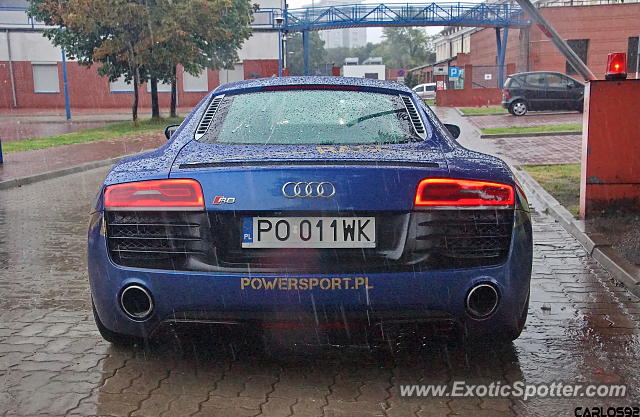 Audi R8 spotted in Warsaw, Poland