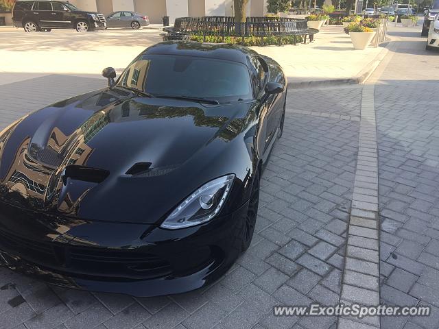 Dodge Viper spotted in Dallas, Texas