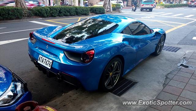 Ferrari 488 GTB spotted in Taipei, Taiwan