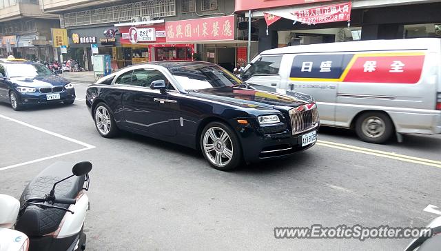 Rolls-Royce Wraith spotted in Taipei, Taiwan