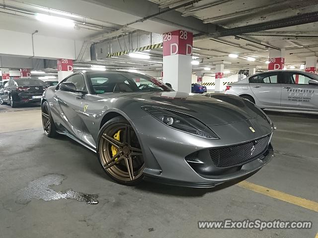 Ferrari 812 Superfast spotted in Warsaw, Poland