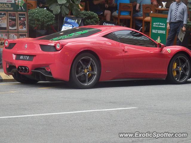 Ferrari 458 Italia spotted in Kuala Lumpur, Malaysia