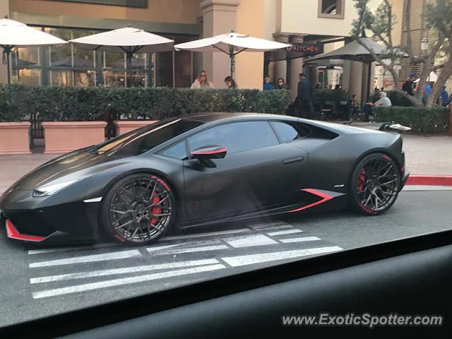 Lamborghini Huracan spotted in Newport Beach, California