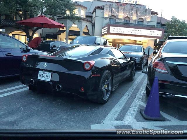 Ferrari 458 Italia spotted in Dallas, Texas