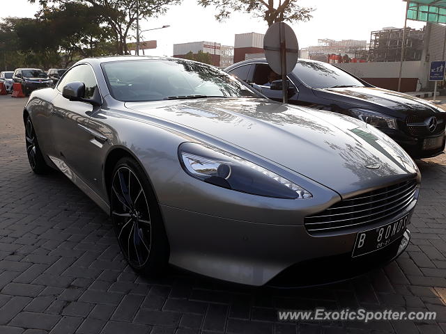 Aston Martin DB9 spotted in Jakarta, Indonesia