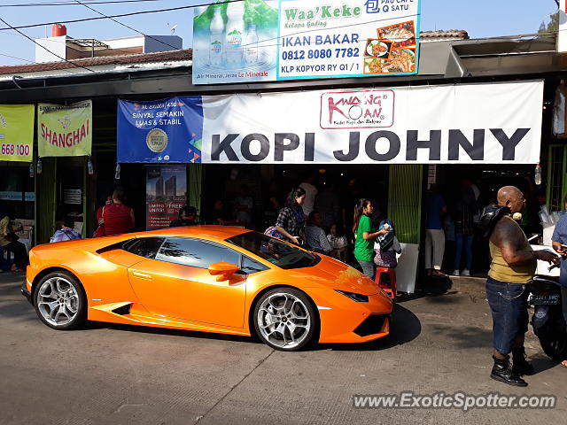 Lamborghini Huracan spotted in Jakarta, Indonesia