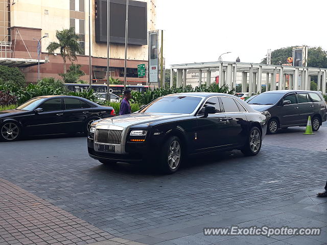 Rolls-Royce Ghost spotted in Jakarta, Indonesia