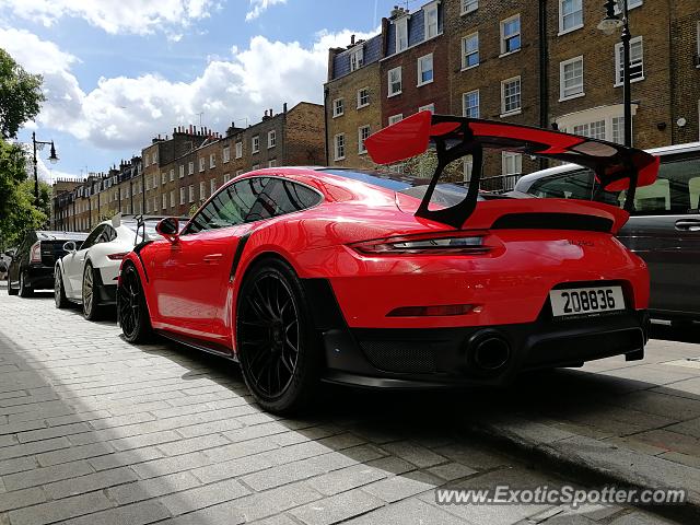 Porsche 911 GT2 spotted in London, United Kingdom