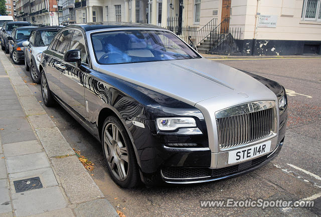 Rolls-Royce Ghost spotted in London, United Kingdom