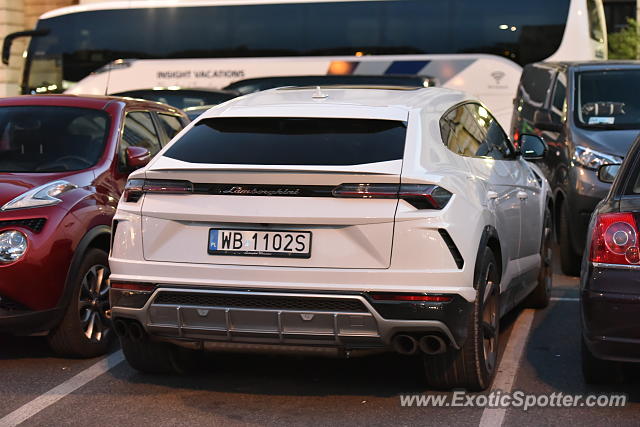 Lamborghini Urus spotted in Warsaw, Poland