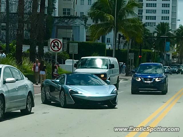 Mclaren 570S spotted in Miami Beach, Florida