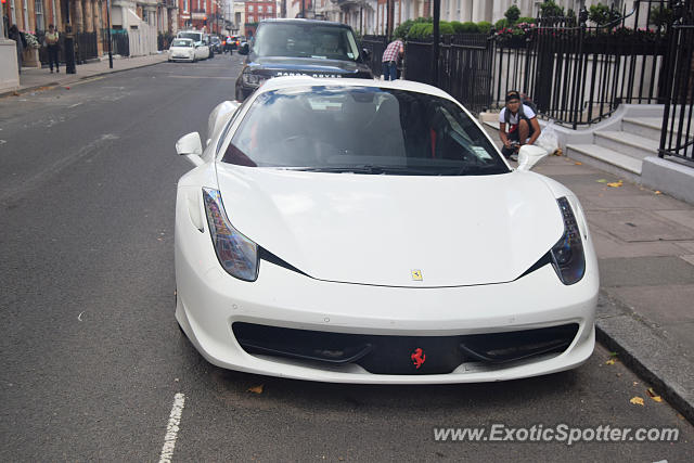 Ferrari 458 Italia spotted in London, United Kingdom