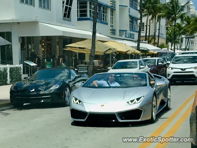 Lamborghini Huracan spotted in Miami Beach, Florida