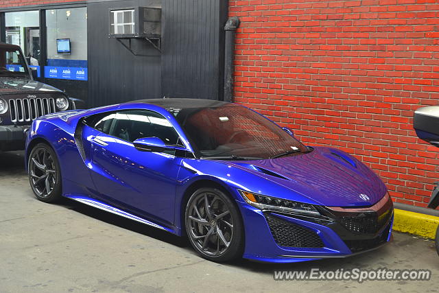 Acura NSX spotted in Manhattan, New York