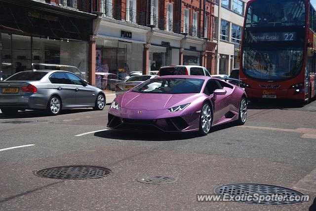 Lamborghini Huracan spotted in London, United Kingdom