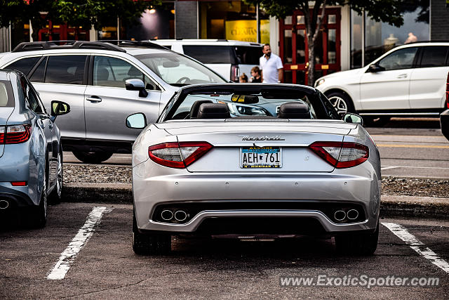 Maserati GranCabrio spotted in Wayzata, Minnesota