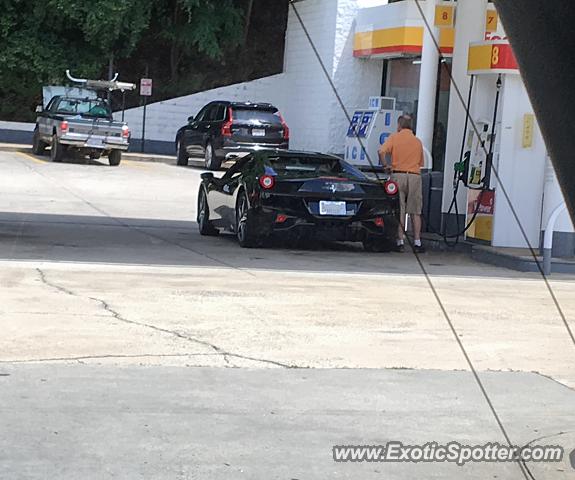 Ferrari 458 Italia spotted in Asheville, North Carolina