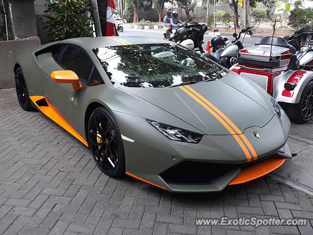 Lamborghini Huracan spotted in Jakarta, Indonesia