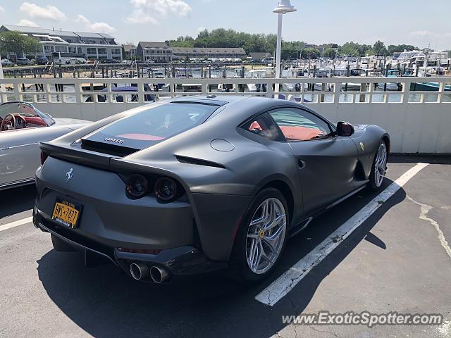 Ferrari 812 Superfast spotted in Sag Harbor, New York