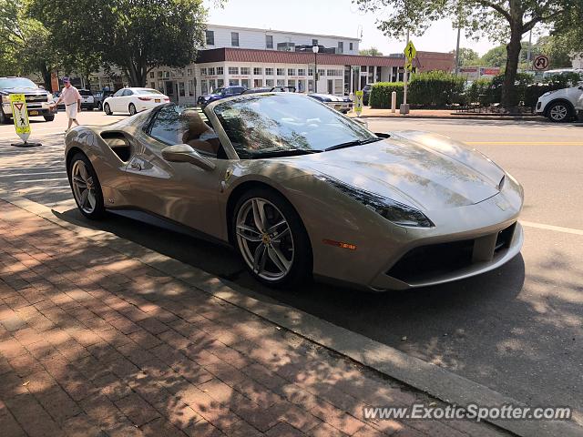 Ferrari 488 GTB spotted in East Hampton, New York