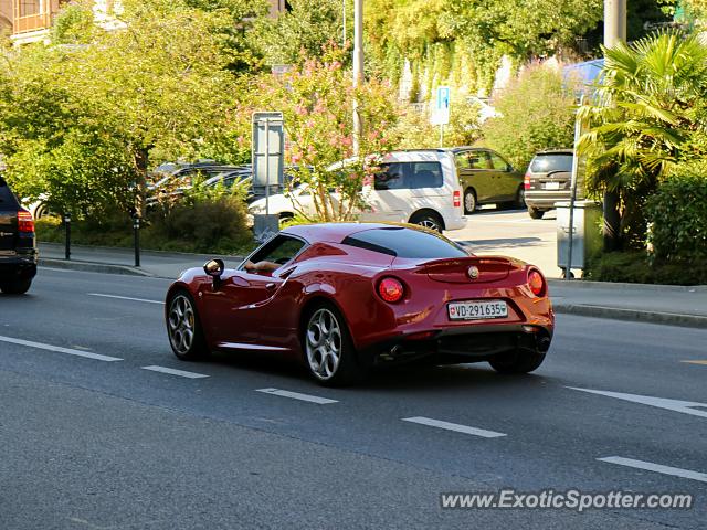 Alfa Romeo 4C spotted in Montreux, Switzerland