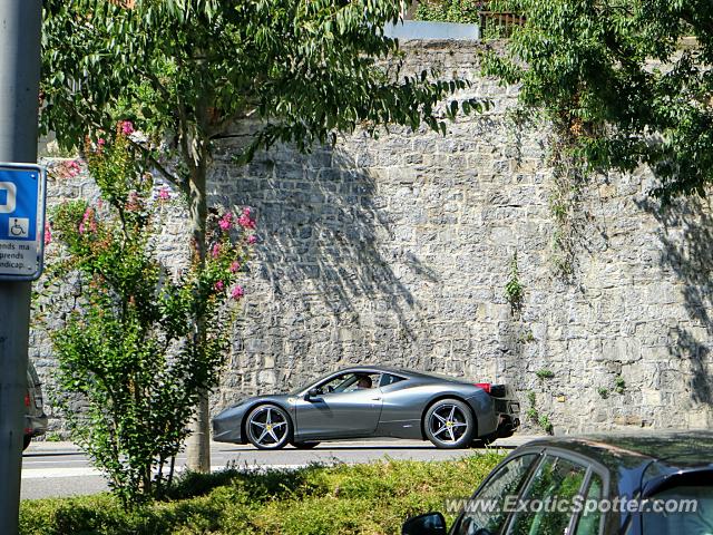 Ferrari 458 Italia spotted in Montreux, Switzerland