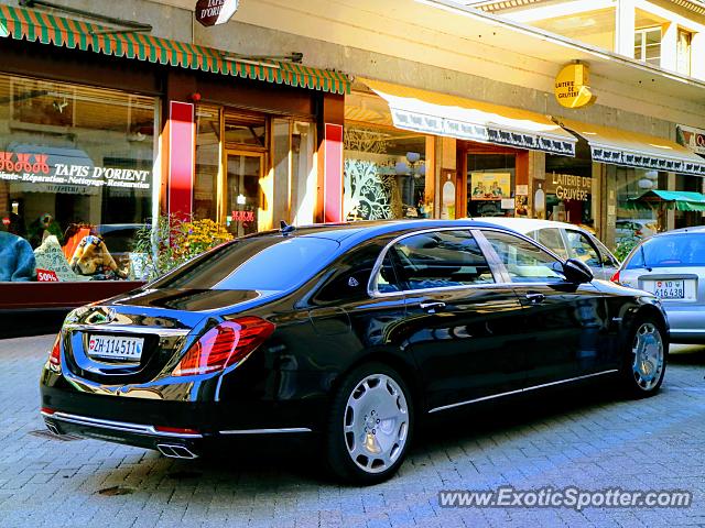 Mercedes Maybach spotted in Montreux, Switzerland