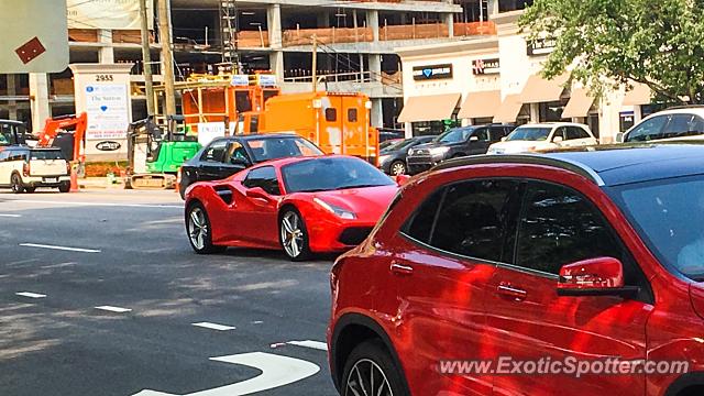 Ferrari 488 GTB spotted in Atlanta, Georgia