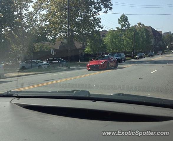 Jaguar F-Type spotted in Morris Town, New Jersey