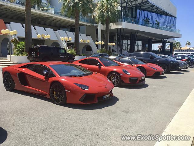 Lamborghini Aventador spotted in Vilamoura, Portugal