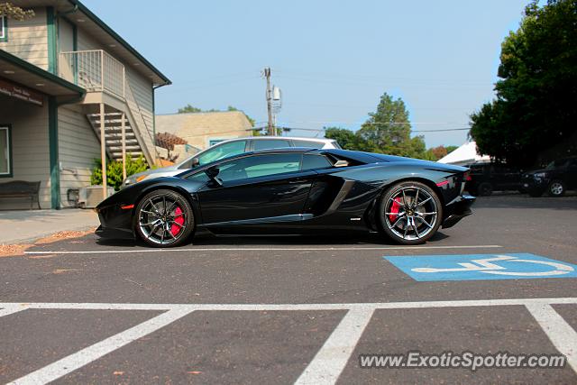 Lamborghini Aventador spotted in CdA, Idaho