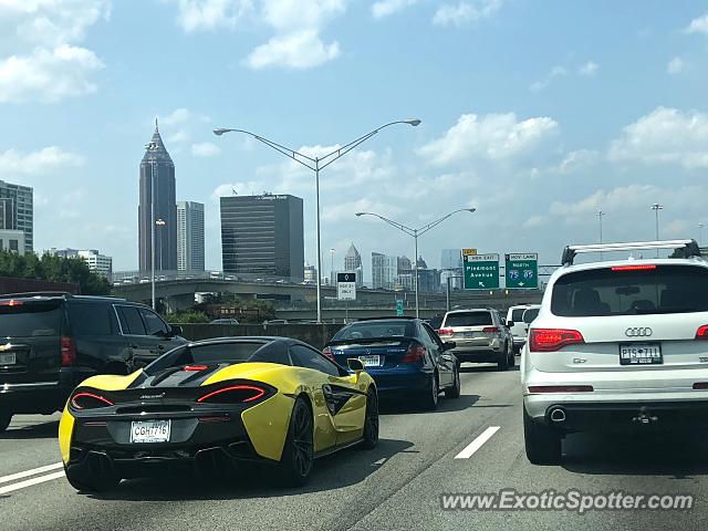 Mclaren 570S spotted in Atlanta, Georgia