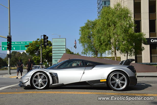 Pagani Huayra spotted in Century City, California