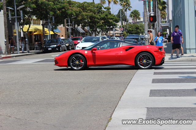 Ferrari 488 GTB spotted in Beverly Hills, California