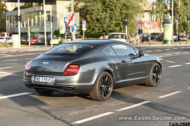 Bentley Continental spotted in Warsaw, Poland