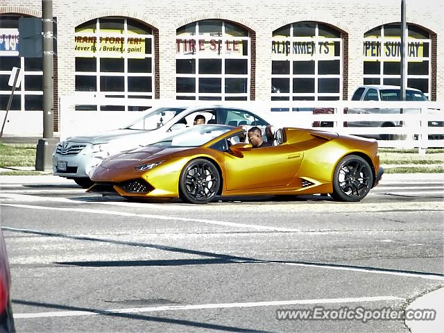 Lamborghini Huracan spotted in COLUMBUS, United States