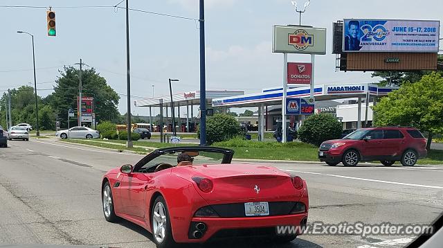 Ferrari California spotted in Columbus, Ohio