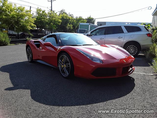 Ferrari 488 GTB spotted in Garwood, New Jersey