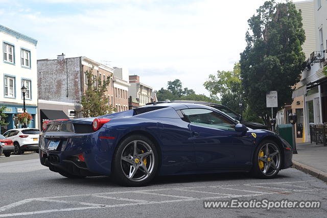 Ferrari 458 Italia spotted in Greenwich, Connecticut