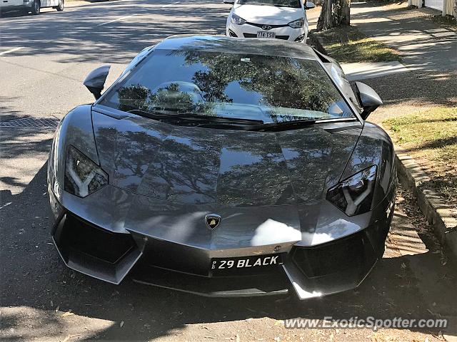 Lamborghini Aventador spotted in Brisbane, Australia